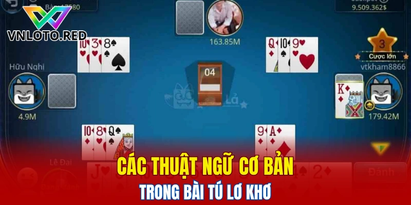Các thuật ngữ cơ bản trong bài tú lơ khơ
