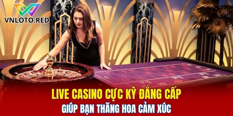 Live Casino cực kỳ đẳng cấp, giúp bạn thăng hoa cảm xúc