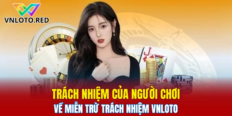 Trách nhiệm của người chơi về miễn trừ trách nhiệm Vnloto